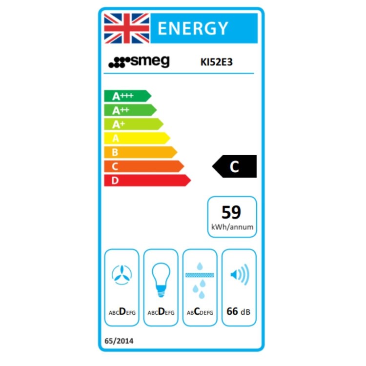 Smeg Cucina 52cm Canopy Cooker Hood - Silver