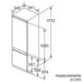 Neff KI5872SF0G N50 Low Frost 70-30 Integrated Fridge Freezer