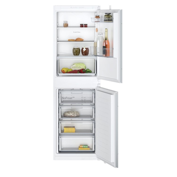 Refurbished Neff N70 KI7851SE0G Integrated 249 Litre 50/50 Fridge Freezer