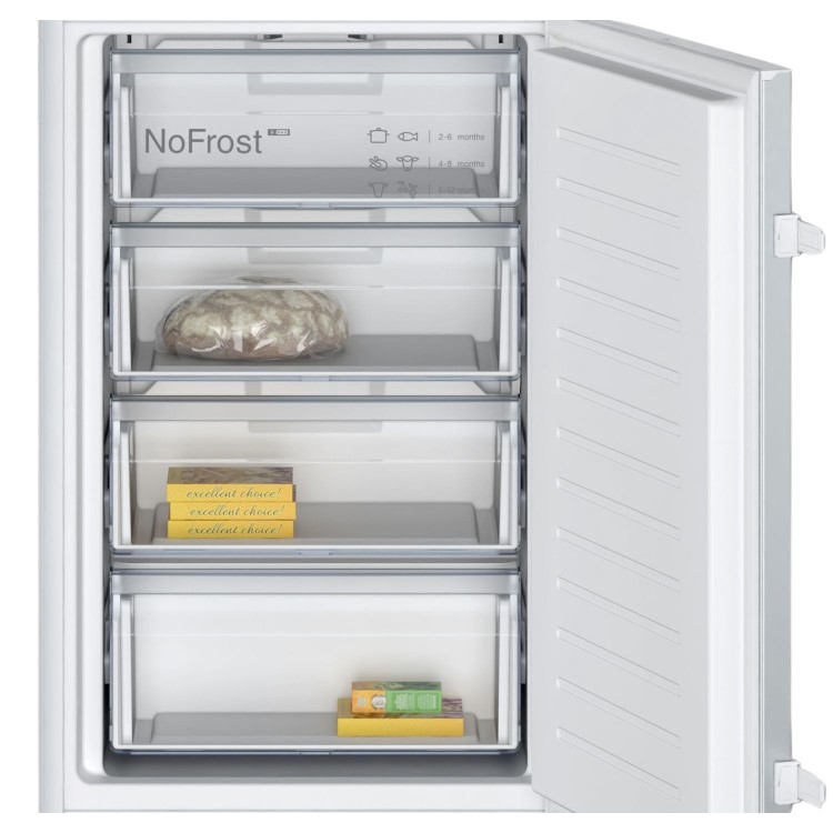 Refurbished Neff N70 KI7851SE0G Integrated 249 Litre 50/50 Fridge Freezer