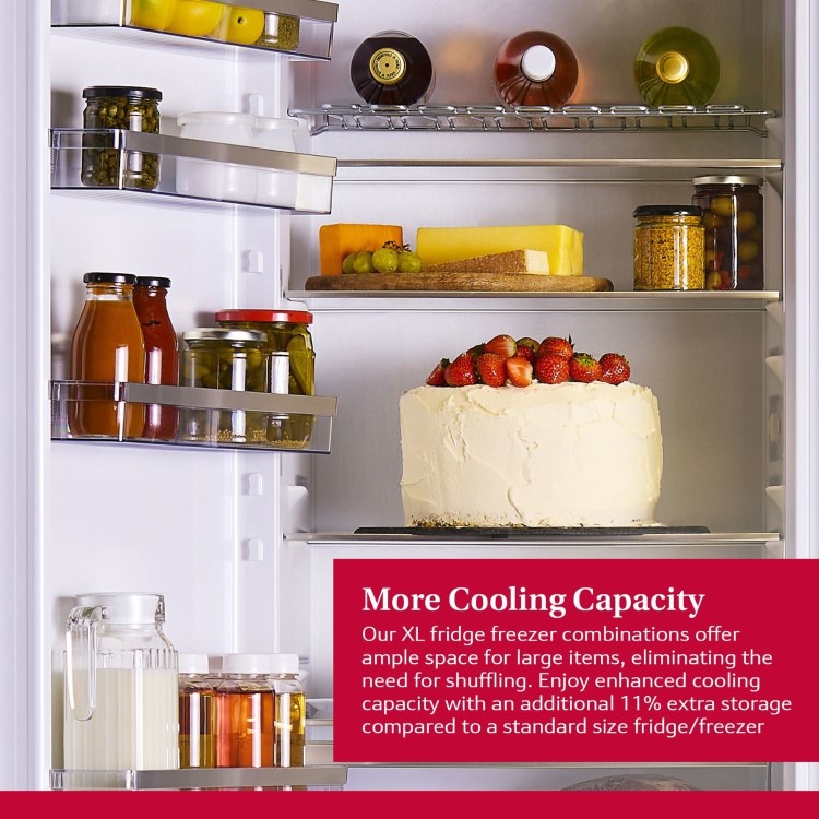 Neff N50 290 Litre 60/40 Integrated Fridge Freezer