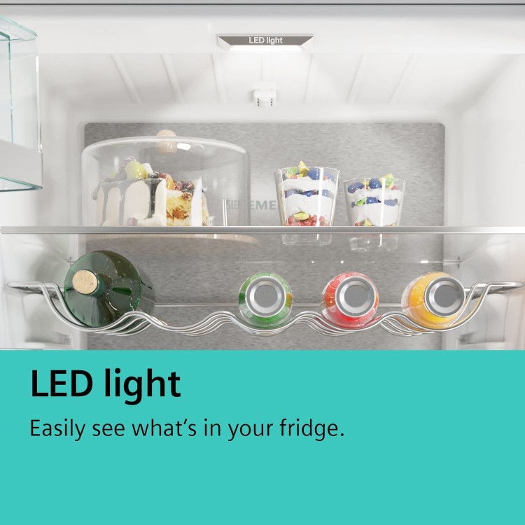 Siemens iQ500 254 Litre 60/40 Integrated Fridge Freezer