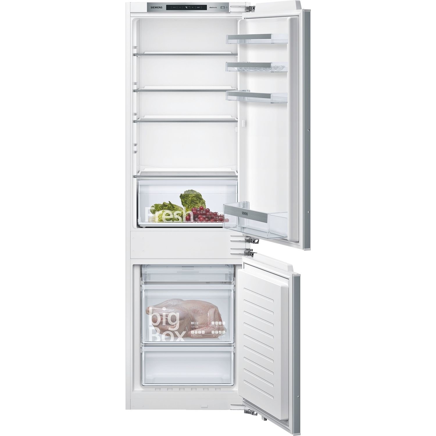 Refurbished Siemens iQ300 Integrated 255 Litre 60/40 Frost Free Fridge Freezer