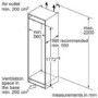 Refurbished Siemens iQ300 KI86NVFF0G Integrated 254 Litre 60/40 Fridge Freezer With varioZone