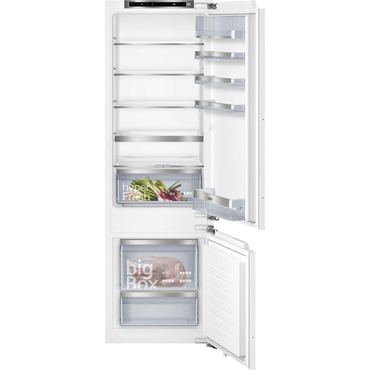 Siemens KI87SAF30G Low Frost 70-30 Fixed Hinge Integrated Fridge Freezer With HydroFresh Drawer