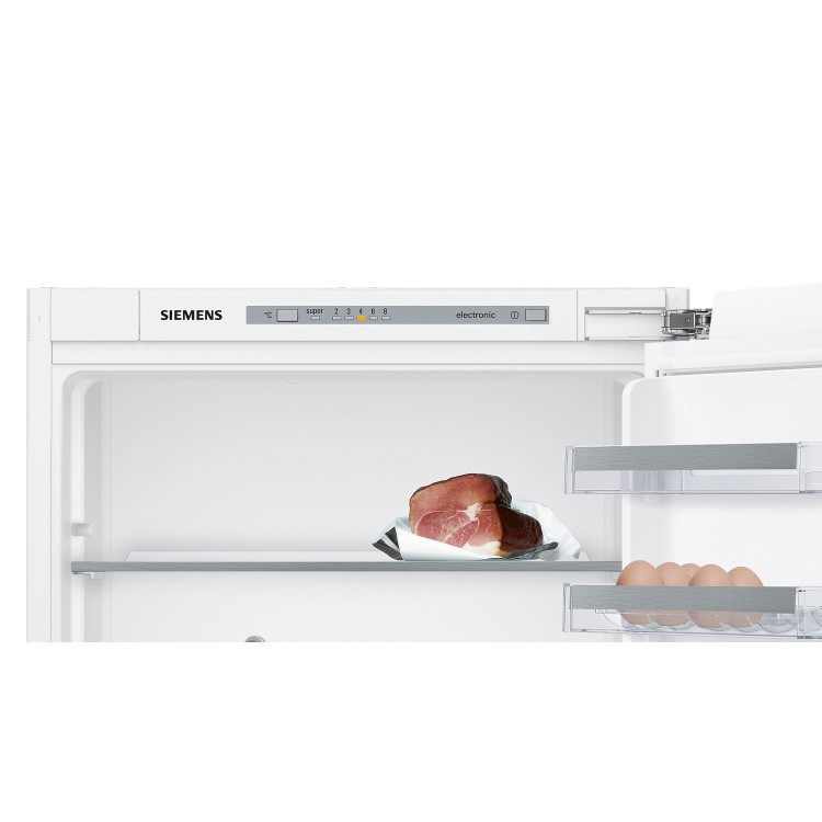 Siemens KI87VVF30G 54cm Wide 70-30 Integrated Upright Fridge Freezer - White