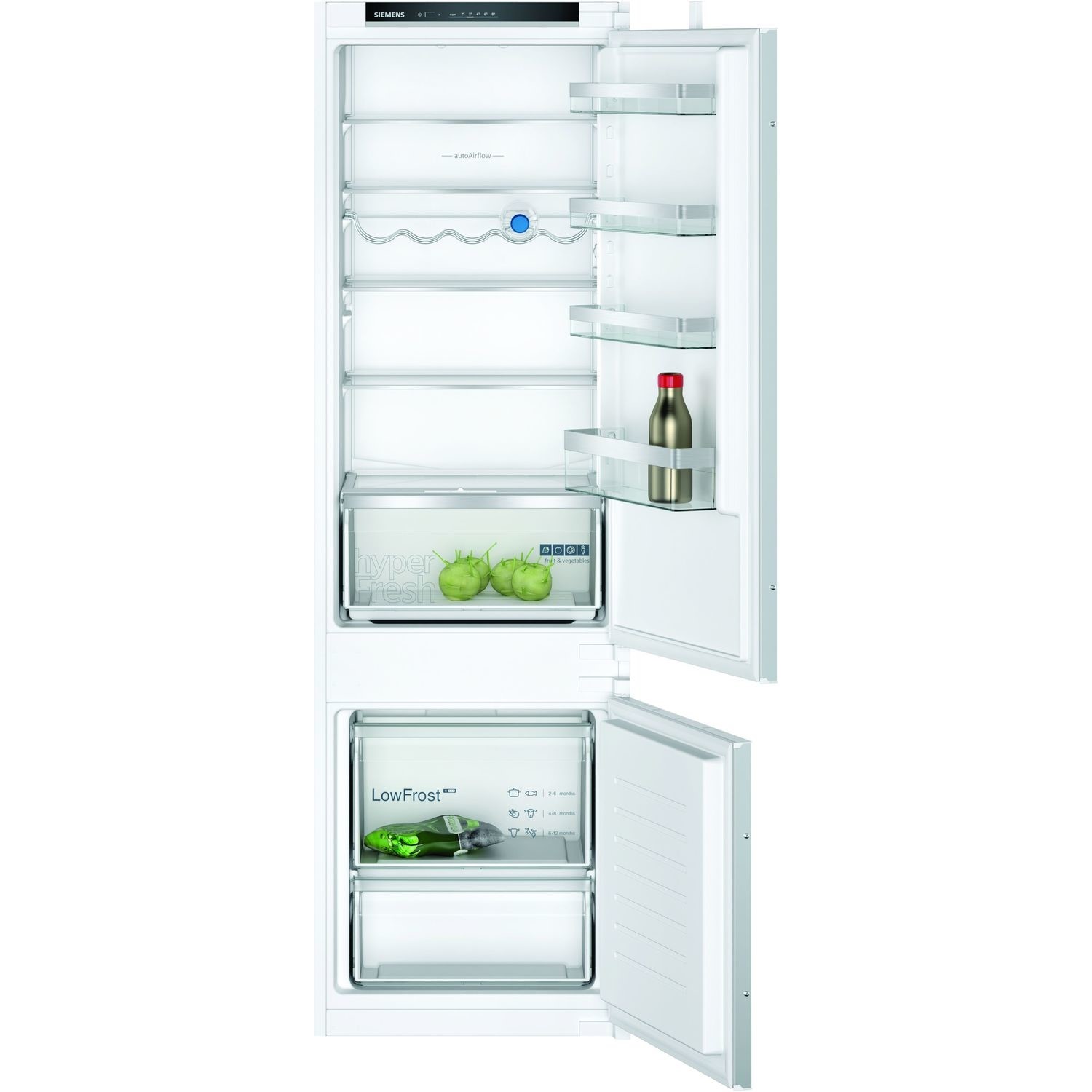 Siemens iQ300 Low Frost 70-30 Split Integrated Fridge Freezer