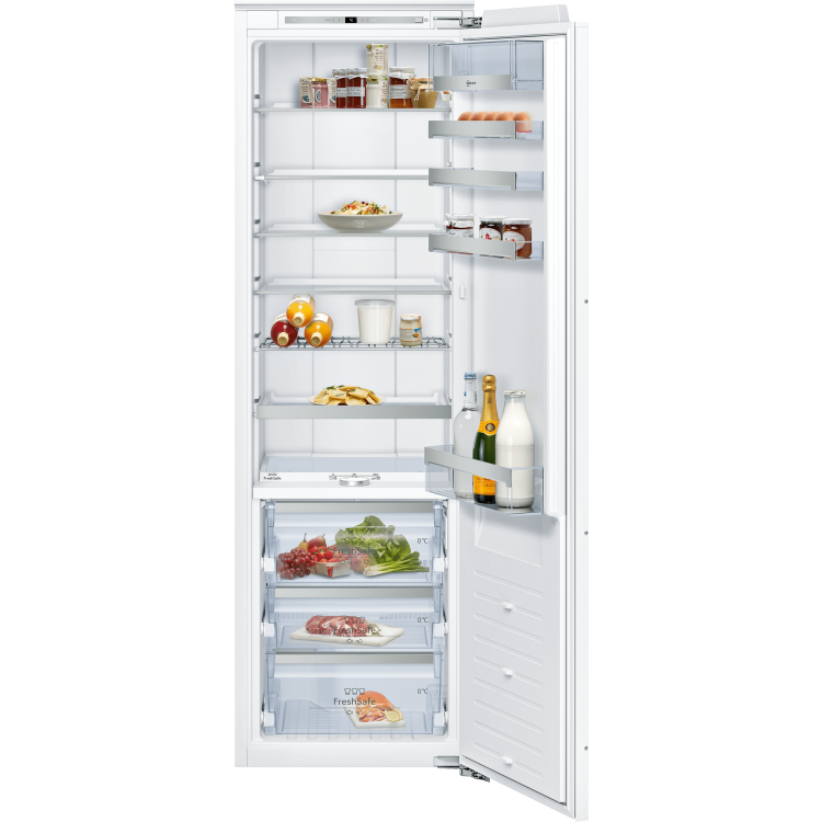 Neff KI8816D30 N90 289L Integrated Larder Fridge With FresnSense & Zero Degree Drawers - Door-on-door