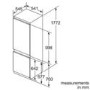 Neff KI5862SF0G N50 Low Frost 60-40 Integrated Fridge Freezer