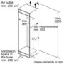 Neff KI5862SF0G N50 Low Frost 60-40 Integrated Fridge Freezer