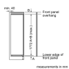 Neff KI8826D30 N90 269L Integrated Larder Fridge With Icebox &amp; Zero Degree Drawer - Door-on-door