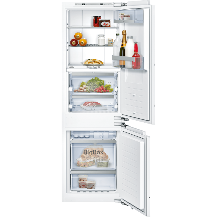 Neff KI8865D30 70-30 233L Integrated Fridge Freezer - Door-on-door