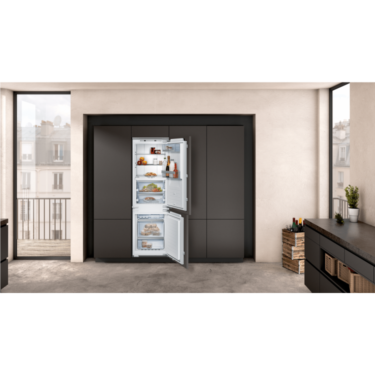 Neff KI8865D30 70-30 233L Integrated Fridge Freezer - Door-on-door