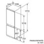 Neff N90 220 Litre 70/30 Integrated Fridge Freezer With FreshSafes