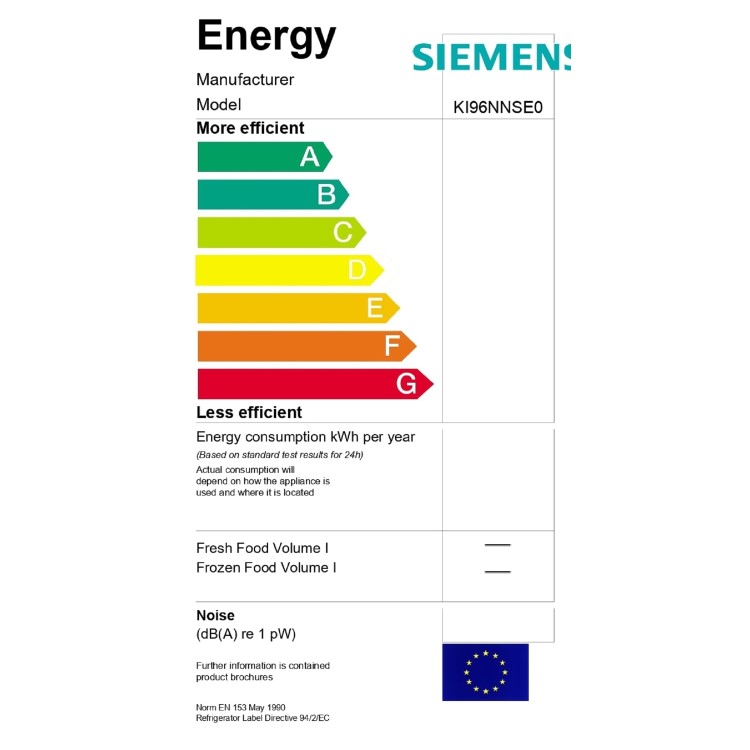 Siemens iQ100 290 Litre 194 cm 70/30 Integrated Fridge Freezer with Sliding Door Hinge
