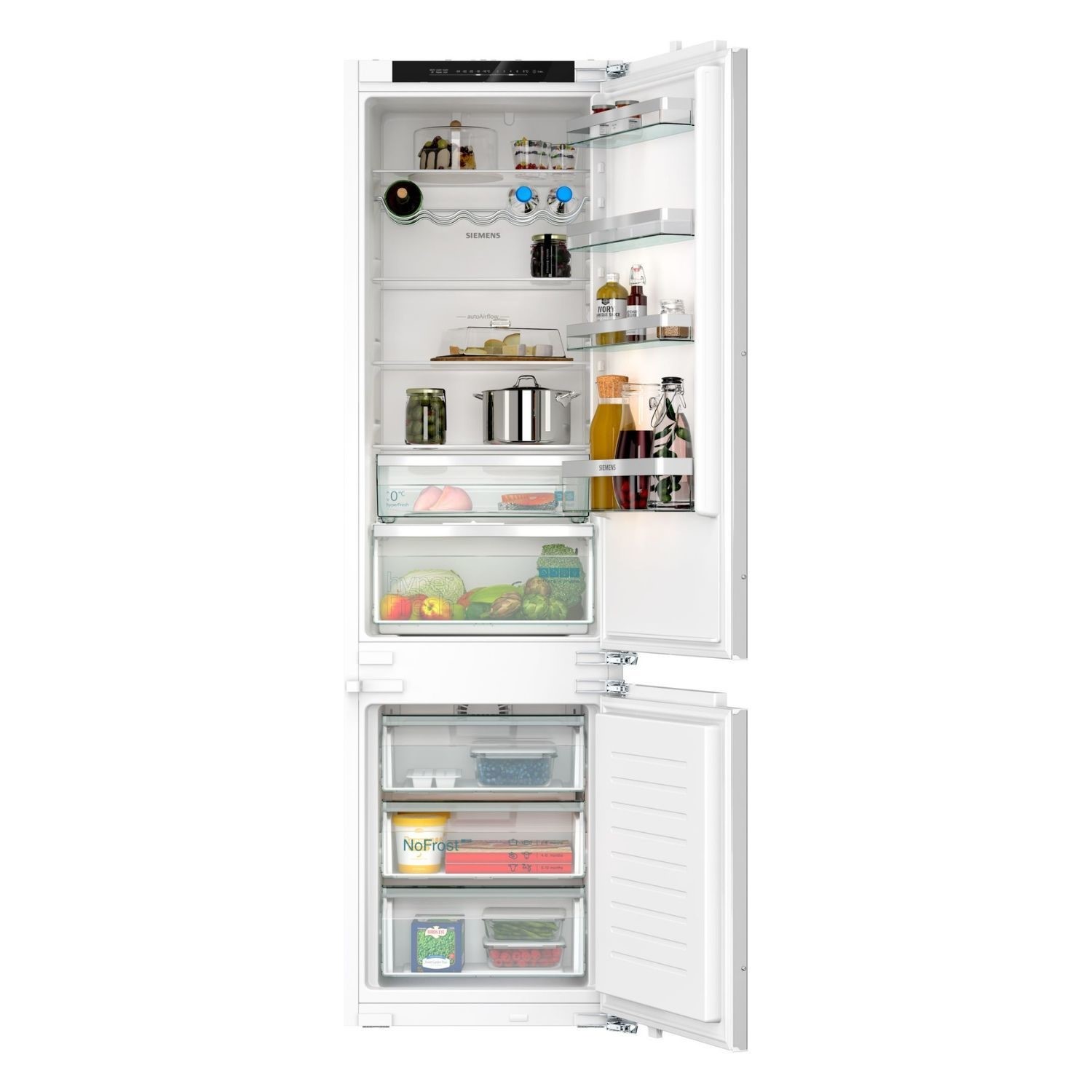 IQ300 290 Litre 194 cm 60 40 Integrated Fridge Freezer Fixed Door Hinge