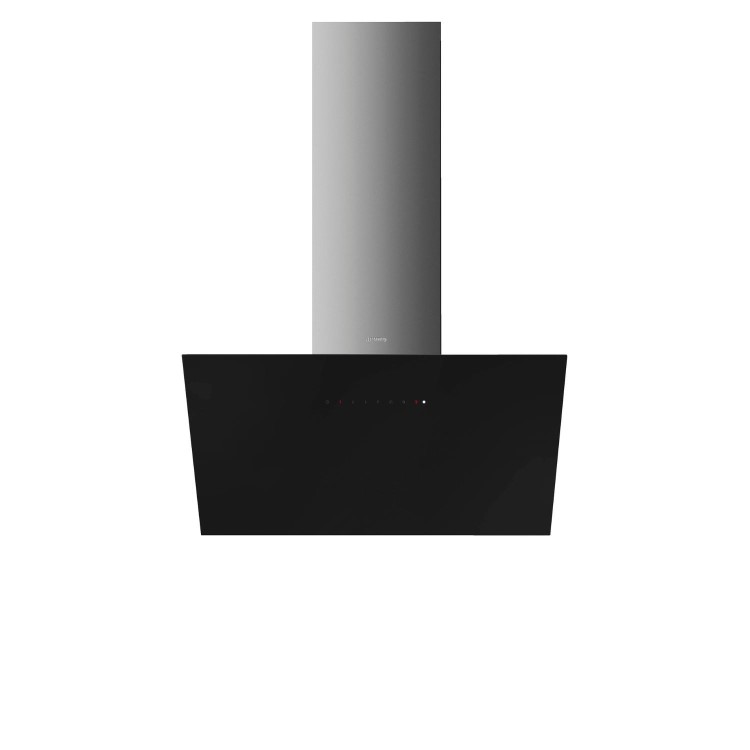 Smeg 90cm Angled Chimney Hood - Black