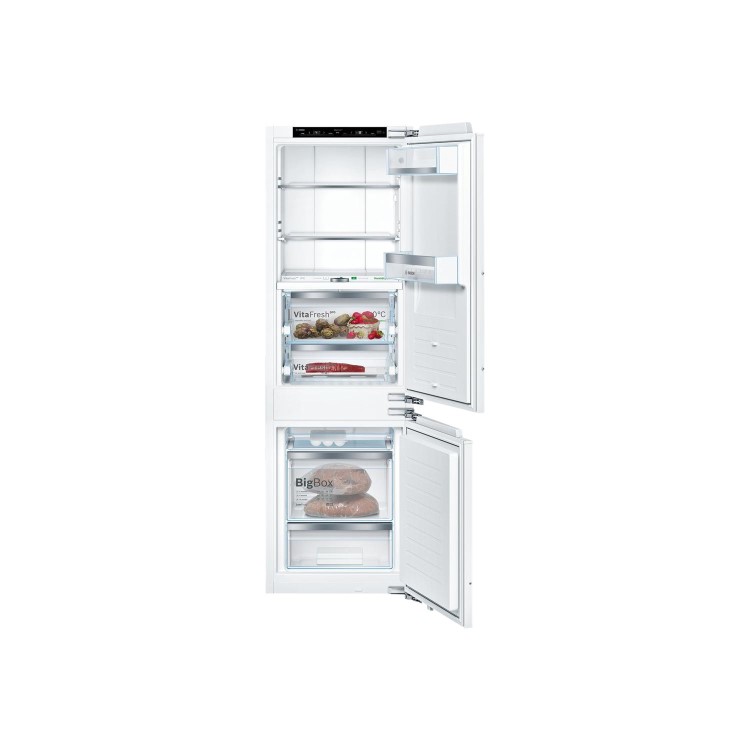 Bosch KIF86PF30 Serie 8 Integrated Fridge Freezer With Twin VitaFreshPro Drawers