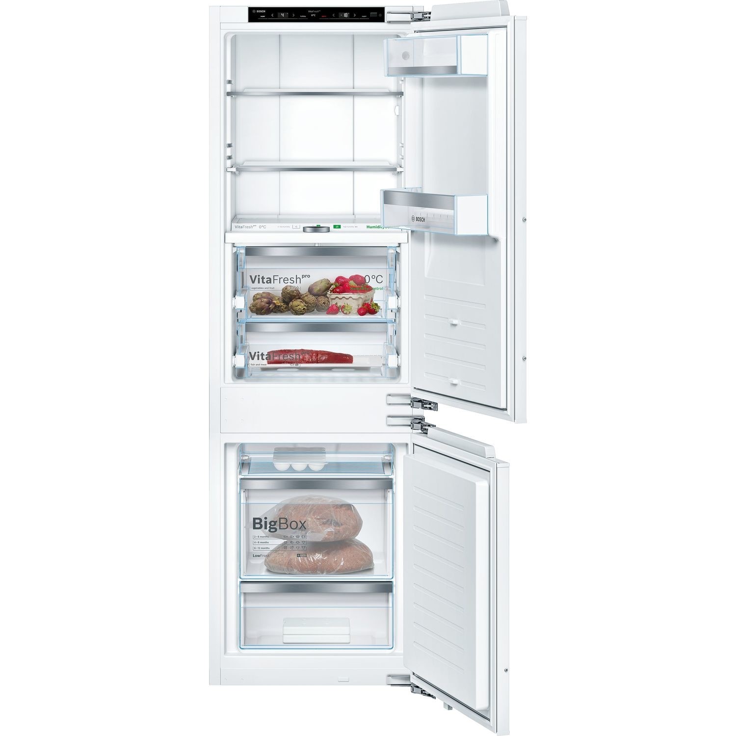 Bosch Serie 8 223 Litres 60/40 Split Integrated Fridge Freezer