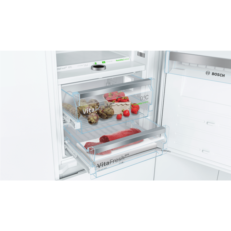 Bosch KIF87PF30 Serie 8 Integrated Fridge Freezer With Twin VitaFreshPro Drawers