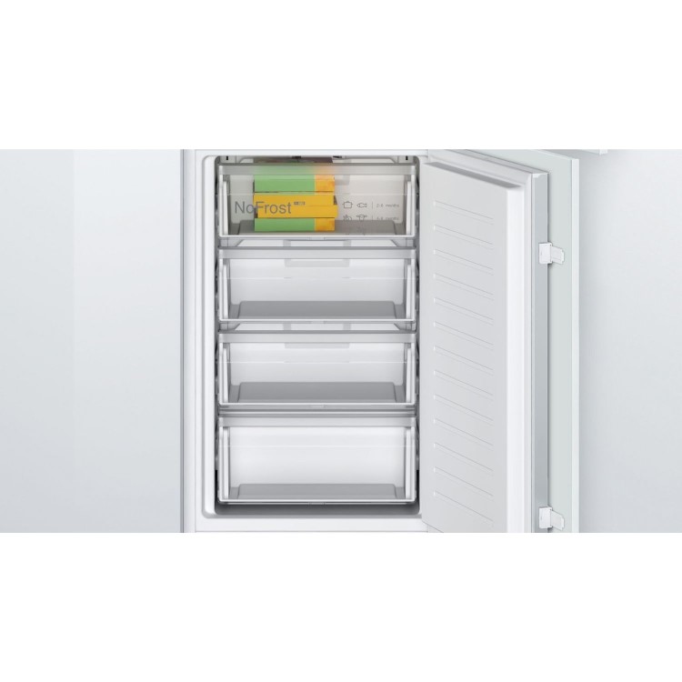 Refurbished Bosch Series 2 KIN85NSE0G Integrated 249 Litre 50/50 Frost Free Fridge Freezer White