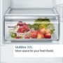 Refurbished Bosch Series 2 KIN85NSE0G Integrated 249 Litre 50/50 Frost Free Fridge Freezer White