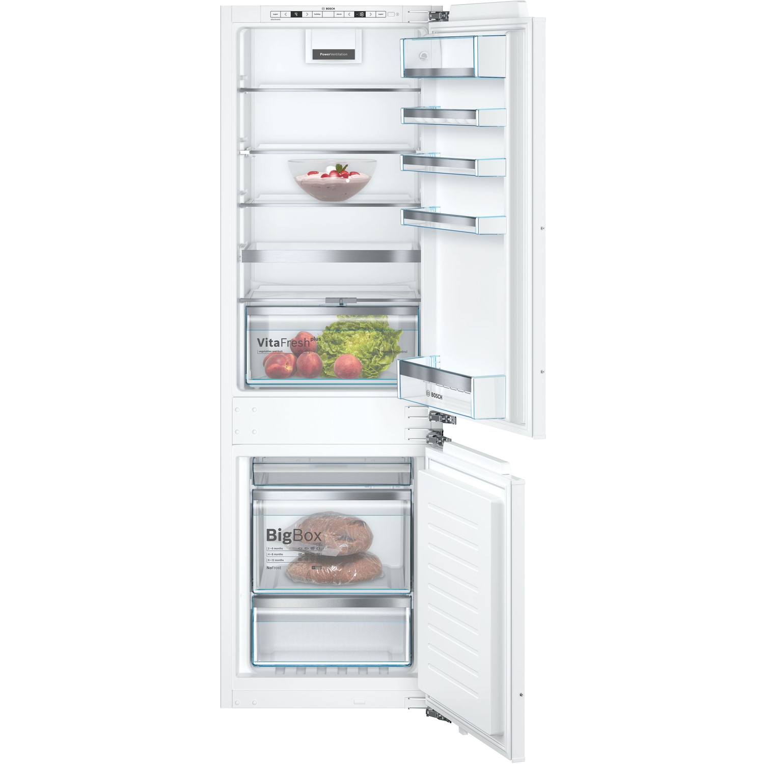 Bosch Serie 6 255 Litre 60/40 Split Integrated Fridge Freezer