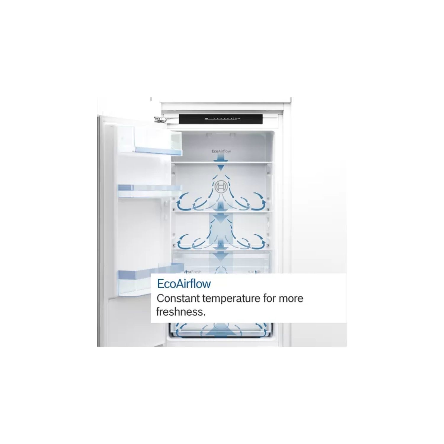 Bosch KIN86VFE0G Serie 4 E 54cm Built In Fridge Freezer 60/40 Frost Fr Bosch KIN86VFE0G Serie 4 E 54cm Built In Fridge Freezer 60/40 Frost Fr