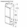Bosch Series 2 260 Litre 60/40 Integrated Fridge Freezer