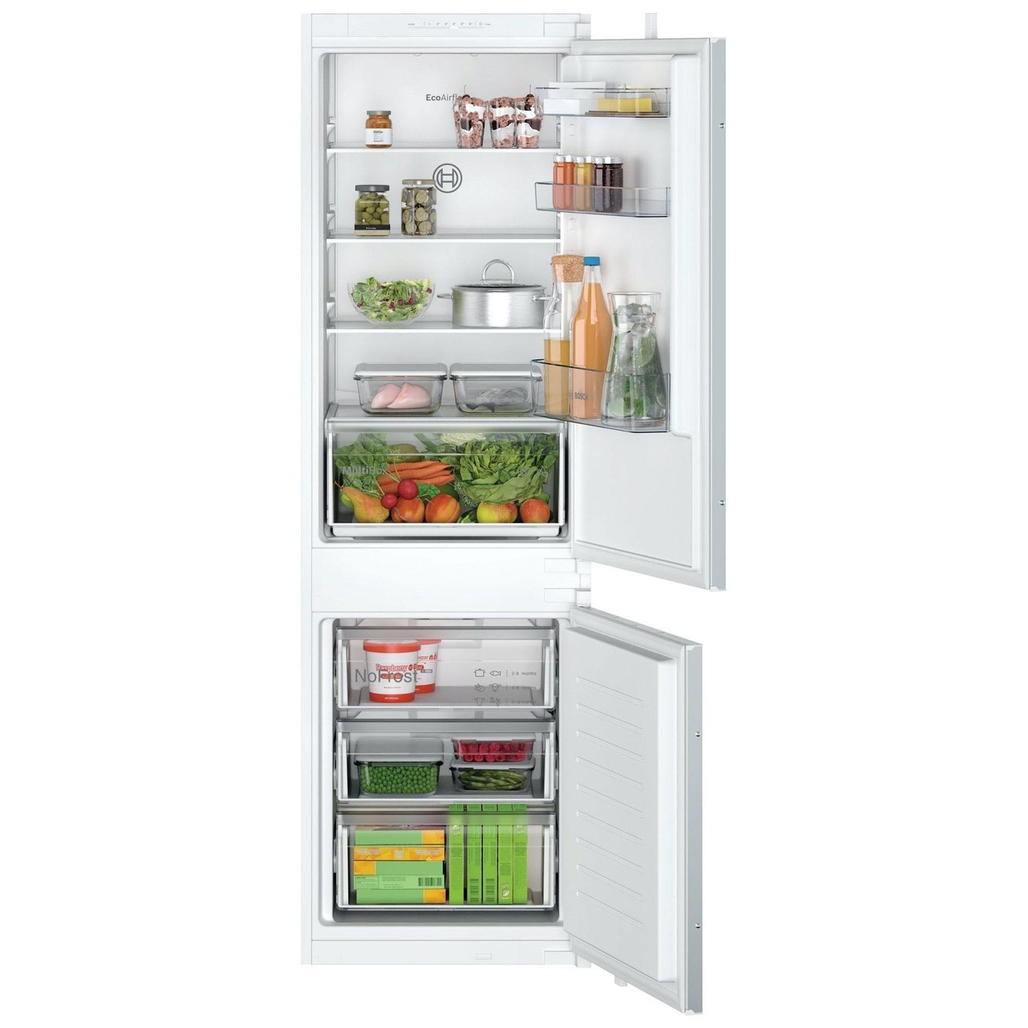 Bosch Series 2 260 Litre 60/40 Integrated Fridge Freezer KIN86NSE0G