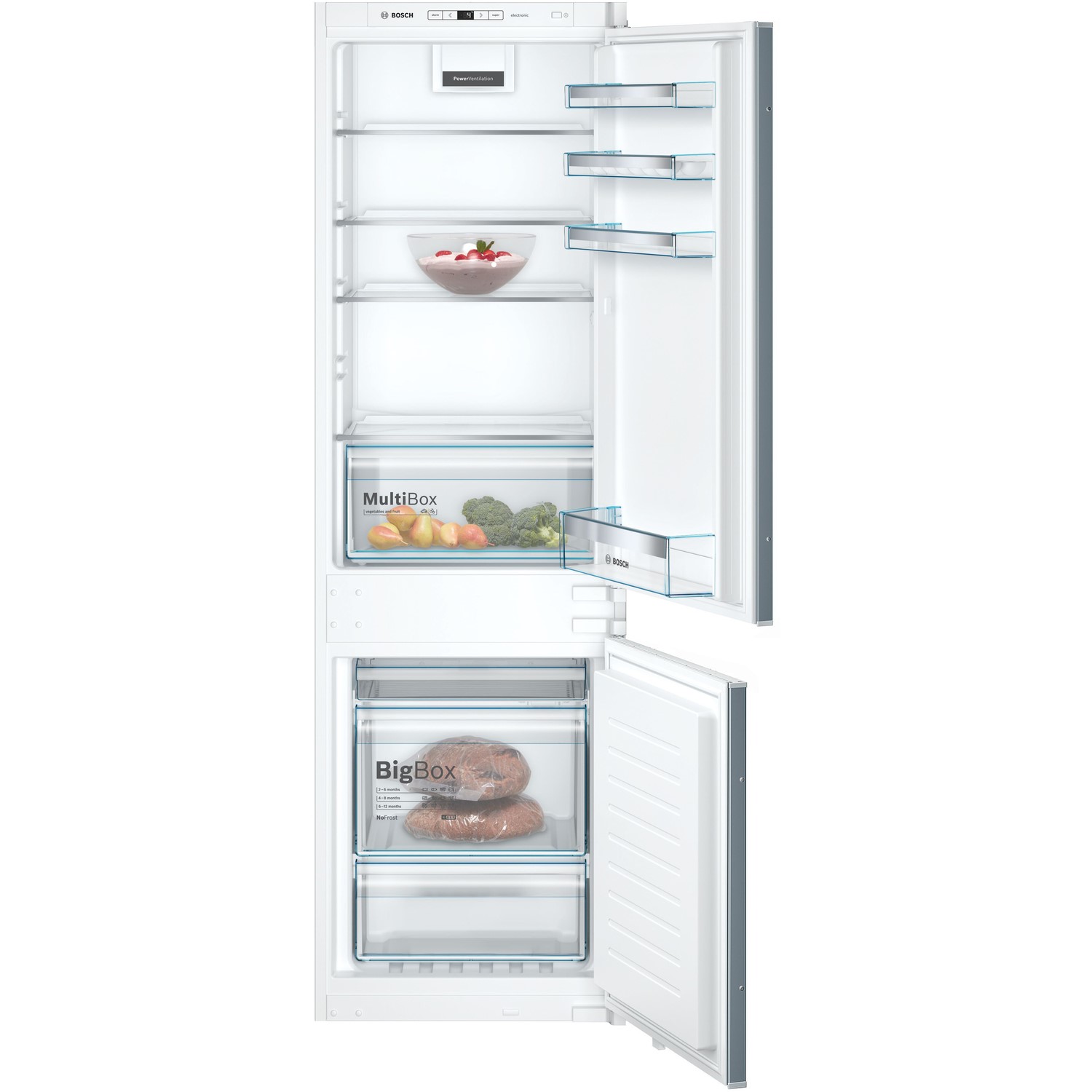 Bosch Kin86vsf0g Serie 4 Frost Free 60 40 Integrated Fridge Freezer Appliances Direct