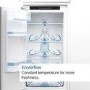 Bosch Series 2 290 Litre 194 cm 60/40 Integrated Fridge Freezer with Sliding Door Hinge