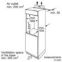 Bosch Serie 2 In-column Integrated Fridge