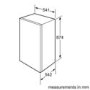 Bosch Serie 2 In-column Integrated Fridge
