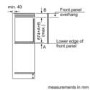 Bosch 144 Litre In-column Integrated Larder Fridge