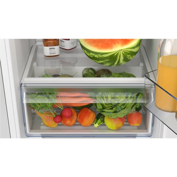 Refurbished Bosch Series 2 KIR21NSE0G Integrated 136 Litre In-column Larder Fridge White