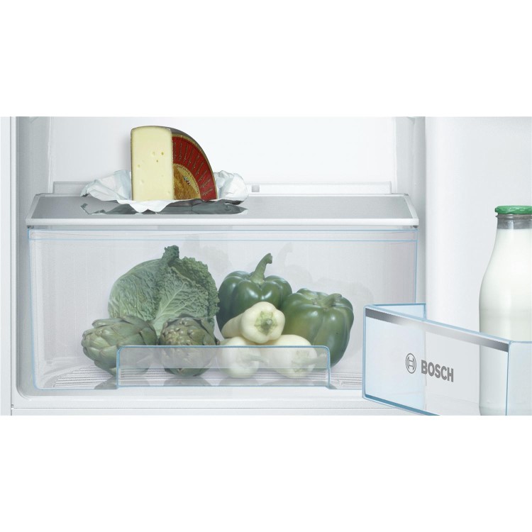 GRADE A2 - Bosch Serie 2 KIR24V20GB Avantixx 54cm Wide Frost Free Integrated Larder Fridge - White