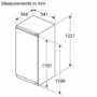 Bosch Series 4 204 Litre In-column Integrated Larder Fridge