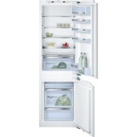 Bosch Serie 6 KIS86AF30G 56cm Wide 60-40 Integrated Upright Fridge Freezer - White Bosch Serie 6 KIS86AF30G 56cm Wide 60-40 Integrated Upright Fridge Freezer - White