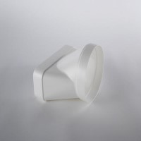 Elica KIT0121008 Ducting Connector Round To Rectangle - 227x94mm to 150mm