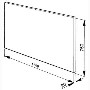 Smeg KIT1A3-6 120cm Wide Splashback