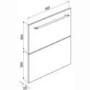 Smeg KIT73624X 60cm Wide Door Kit