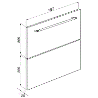 Smeg KIT93636X DI912 Door Kit