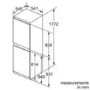 Bosch integrated Fridge Freezer