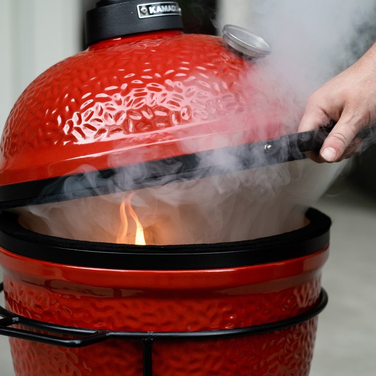 Refurbished Kamado Joe Junior KJ13RH with Cast Iron Stand