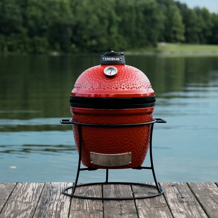 Refurbished Kamado Joe Junior KJ13RH with Cast Iron Stand