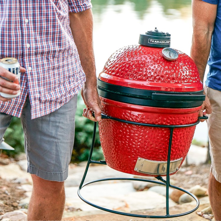 Kamado Joe Joe Junior with Cast Iron Stand