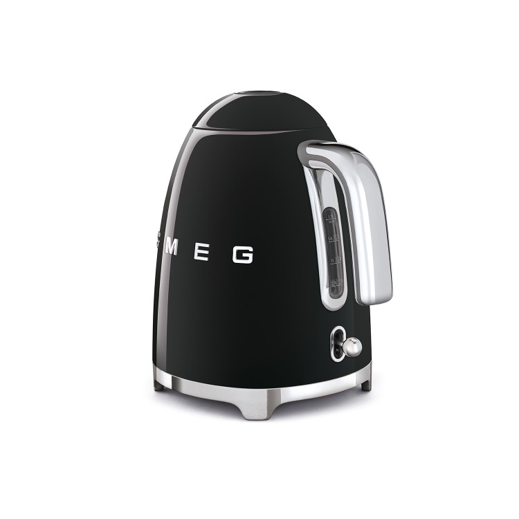 Refurbished Smeg KLF03BLUK 1.7L Retro Black Kettle – Stylish Fast Boil Electric Kettle