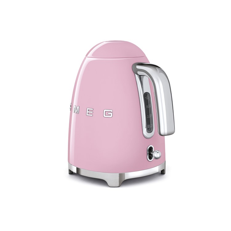 Smeg KLF03PKUK 1.7L Retro Pink Kettle – Stylish Fast Boil Electric Kettle