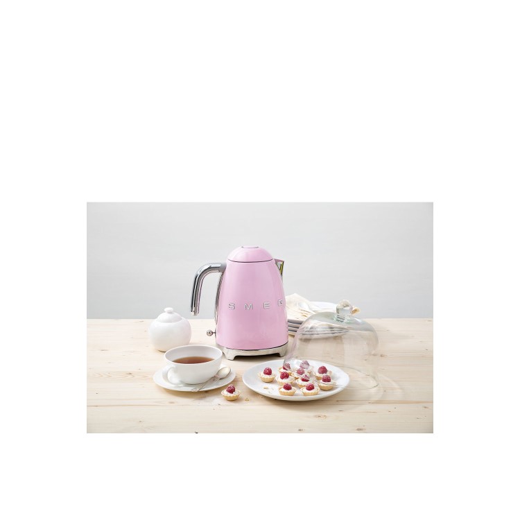Smeg KLF03PKUK 1.7L Retro Pink Kettle – Stylish Fast Boil Electric Kettle
